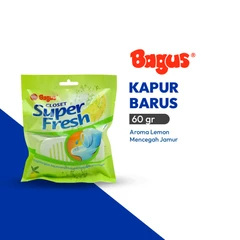 main image Bagus 60 Gr Kapur Barus Closet Super Fresh Lemon