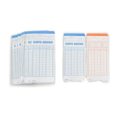 main image Krisbow Set Kartu Absensi 100 Pcs