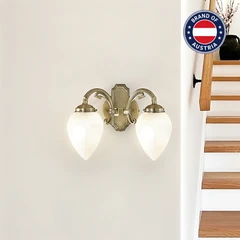 main image Eglo Imperial Lampu Dinding Dengan 2 Fitting Lampu E14 - Bronze