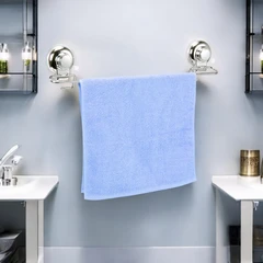 main image Stora Gantungan Rel Dengan Suction - Silver