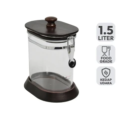 main image Kris Stoples Akrilik Kedap Udara Oval 1.5 Ltr - Hitam