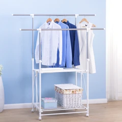 main image Stora Jemuran Baju 2 Gantungan Dengan Rak
