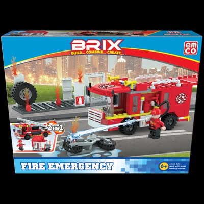 Gambar Emco Set Brick Fire 6 In 1 8680 Random