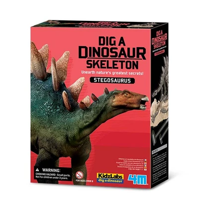 Gambar 4m Set Kids Labs Dig A Stegosaurus Skeleton