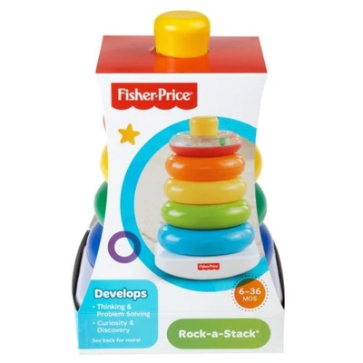 Gambar Fisher Price Set Brilliant Basics Rock a Stack