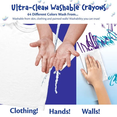 Gambar Crayola Ultra Clean Crayon Washable Large 16 Warna