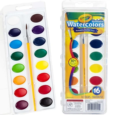 Gambar Crayola Set 16 Pcs Water Color Washable