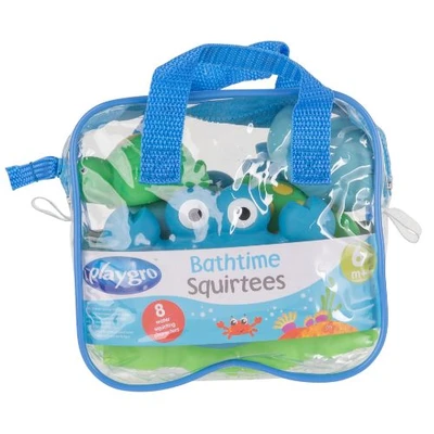 Gambar Playgro Set Bathtime Squirtees 8Pk Boy 103540
