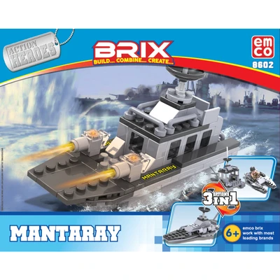 Gambar Emco Babyz Bricks 3 In 1 Action Heros 8600