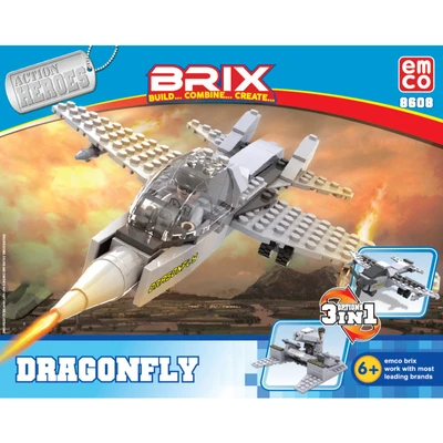 Gambar Emco Babyz Bricks 3 In 1 Action Heros 8600