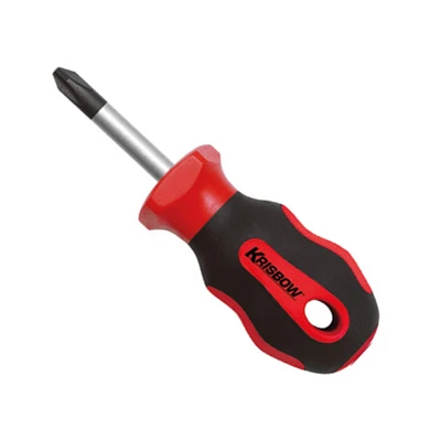 Gambar Krisbow Obeng Stubby Plus 5X38 mm - Merah