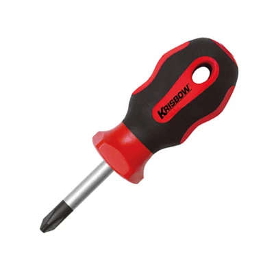 Gambar Krisbow Obeng Stubby Plus 5X38 mm - Merah