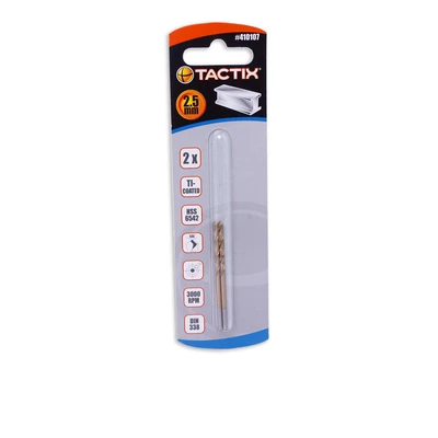 Gambar Tactix Set Mata Bor 2.5mm - 2 Pcs