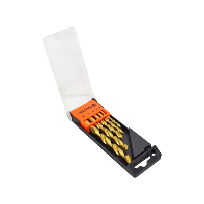 Gambar Tactix Set Mata Bor Metal Hss 4-10 mm