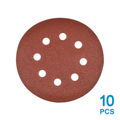 Gambar Tactix Set Pad Amplas 120 Grit 125 mm 10 Pcs
