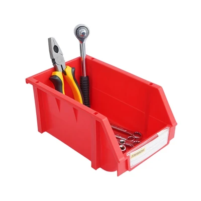 Gambar Krisbow 15x24x12.4 cm Kotak Perkakas Plastik - Merah
