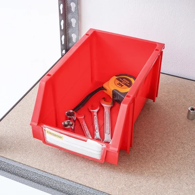 Gambar Krisbow 15x24x12.4 cm Kotak Perkakas Plastik - Merah