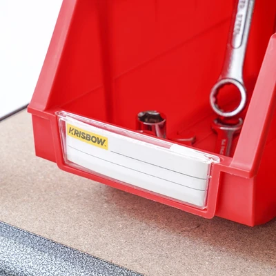 Gambar Krisbow 15x24x12.4 cm Kotak Perkakas Plastik - Merah