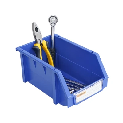 Gambar Krisbow 15x24x12.4 cm Kotak Perkakas Plastik - Biru