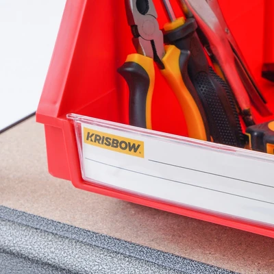 Gambar Krisbow 20x34x15.5 cm Kotak Perkakas Plastik - Merah