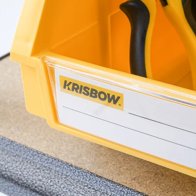 Gambar Krisbow 20x34x15.5 cm Kotak Perkakas Plastik - Kuning