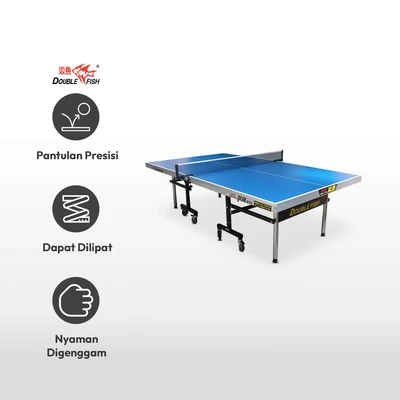 Gambar Double Fish Meja Tenis Meja Hdf 233 - Biru
