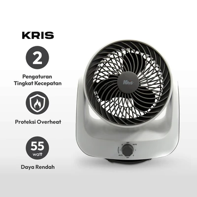 Gambar Kris Kipas Angin Meja 8 Inch 55 Watt - Putih