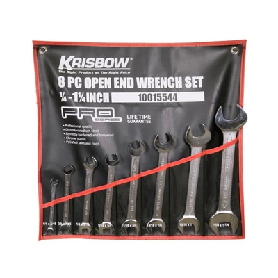 Gambar Krisbow Kunci Pas 1/4-11/4 Inch Set 8 pcs
