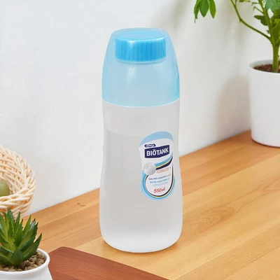 Gambar Komax Botol Minum Plastik Biotank Magic 550 ml - Biru