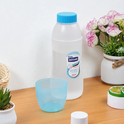 Gambar Komax Botol Minum Plastik Biotank Magic 550 ml - Biru