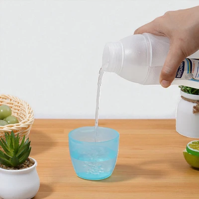 Gambar Komax Botol Minum Plastik Biotank Magic 550 ml - Biru