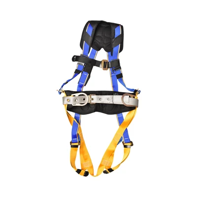 Gambar Krisbow Harness Full Body Dengan Sabuk Pengaman - Biru/Kuning