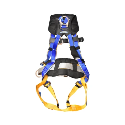Gambar Krisbow Harness Full Body Dengan Sabuk Pengaman - Biru/Kuning