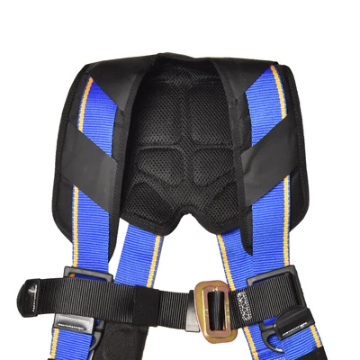 Gambar Krisbow Harness Full Body Dengan Sabuk Pengaman - Biru/Kuning