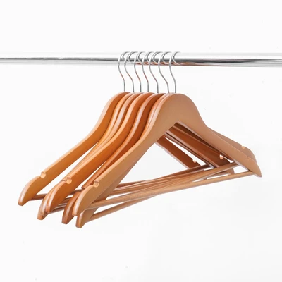 Gambar Informa Hanger Baju Kayu 44.5 cm Set 8 pcs - Cokelat
