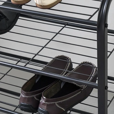 Gambar Informa Barton Rak Sepatu 4 Tingkat - Cokelat Tua