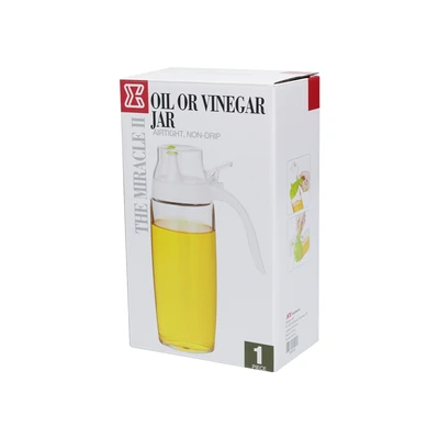 Gambar Kris Botol Minyak & Cuka Kaca 500 ml - Putih