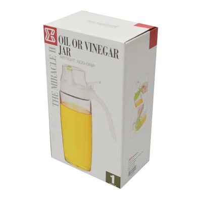 Gambar Kris Botol Minyak & Cuka Kaca 500 ml - Putih