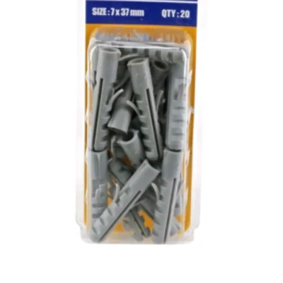 Gambar Krisbow Angkur Sekrup Nylon Plug 7x37mm 20 pcs - Abu-Abu