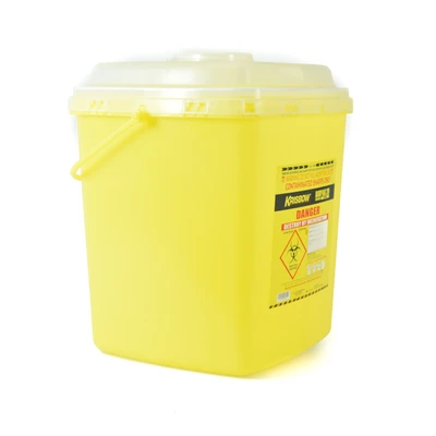 Gambar Krisbow Tempat Sampah Biopak Medis Tutup Angkat Plastik 20 Liter - Kuning