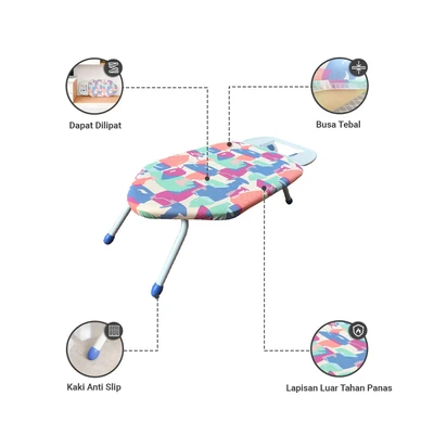 Gambar Informa 63x36x21 cm Lareia Meja Setrika Lipat Table Top