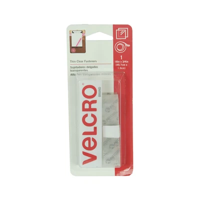 Gambar Velcro Kain Perekat 45.7x1.9 cm - Transparan