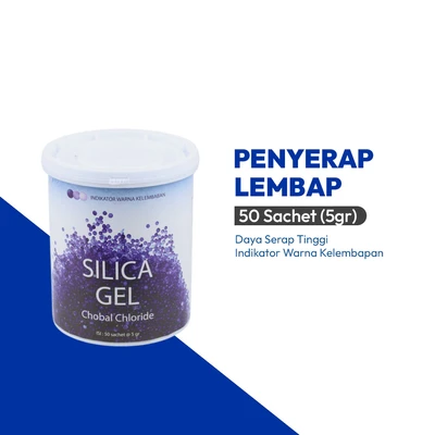 Gambar Silica Gel Penyerap Lembab Chobal Chloride - Biru