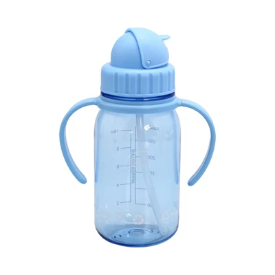 Gambar Kris 350 Ml Botol Minum Anak Flipstraw - Biru