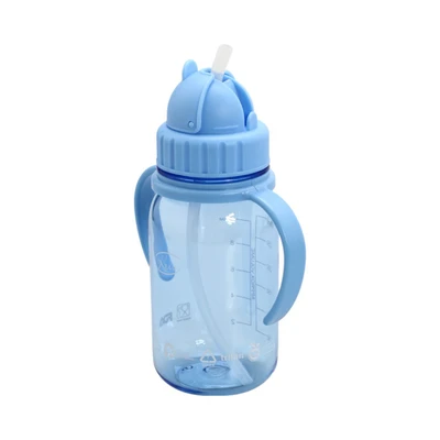 Gambar Kris 350 Ml Botol Minum Anak Flipstraw - Biru