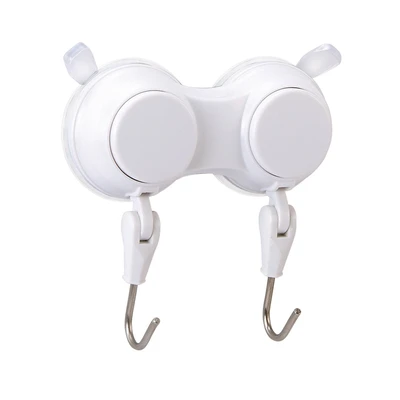Gambar Stora Pengait Dinding Double Suction - Putih