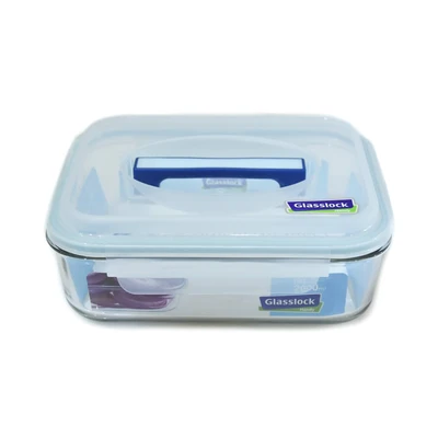 Gambar Glasslock Handy Wadah Makanan 2 Liter - Biru