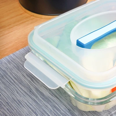 Gambar Glasslock Handy Wadah Makanan 2 Liter - Biru
