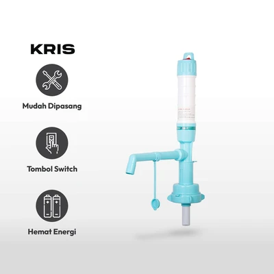 Gambar Kris Pompa Galon Elektrik Dengan Baterai - Hijau