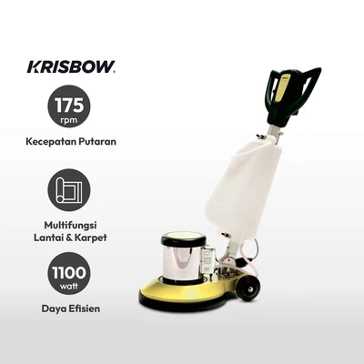 Gambar Krisbow Mesin Scrubber & Polisher 17 Inci 175 Rpm 1100 Watt